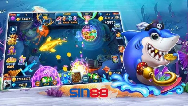 Game bắn cá đổi thưởng tặng code Sin88